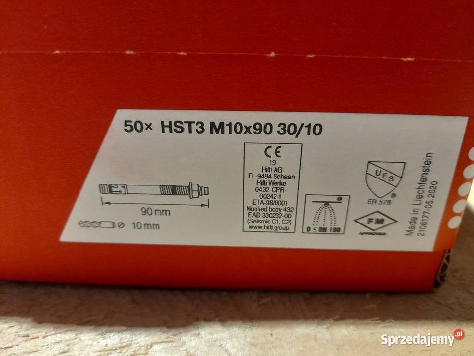 Dyble kotwy kołki rozporowe metalowe do betonu sprzedam