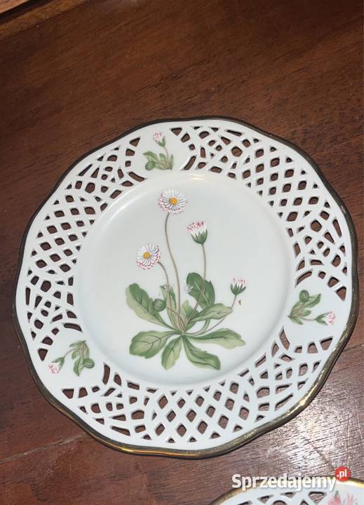 Talerzyk ażurowy z ziołami Svancholm Śr 17 55 Porcelana i szkło pomorskie