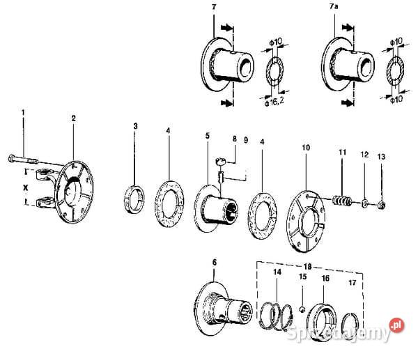 Widłak z kołnierzem K941 W2100W100E Walterscheid Kamionna sprzedam