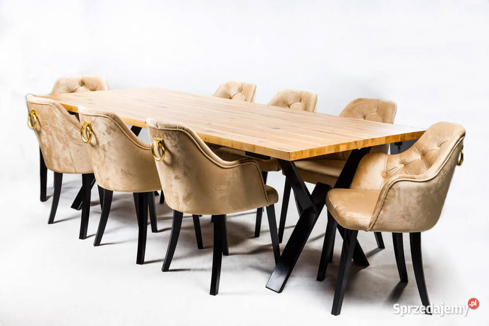 Stół Loftowy SCORPIO 160x90 6 krzeseł loftowych Częstochowa