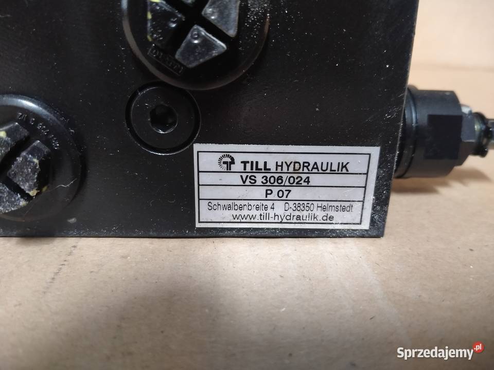 TILL HYDRAULIK VS 306024 ZAWÓR HYDRAULICZNY Kargowa