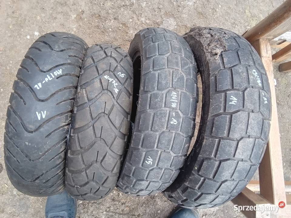 Opony skuter używane 10 i 12 wysylka Motocyklowe
