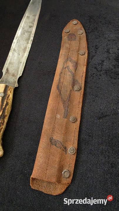 Nóż myśliwski ręcznie robiony domowo Warszawa