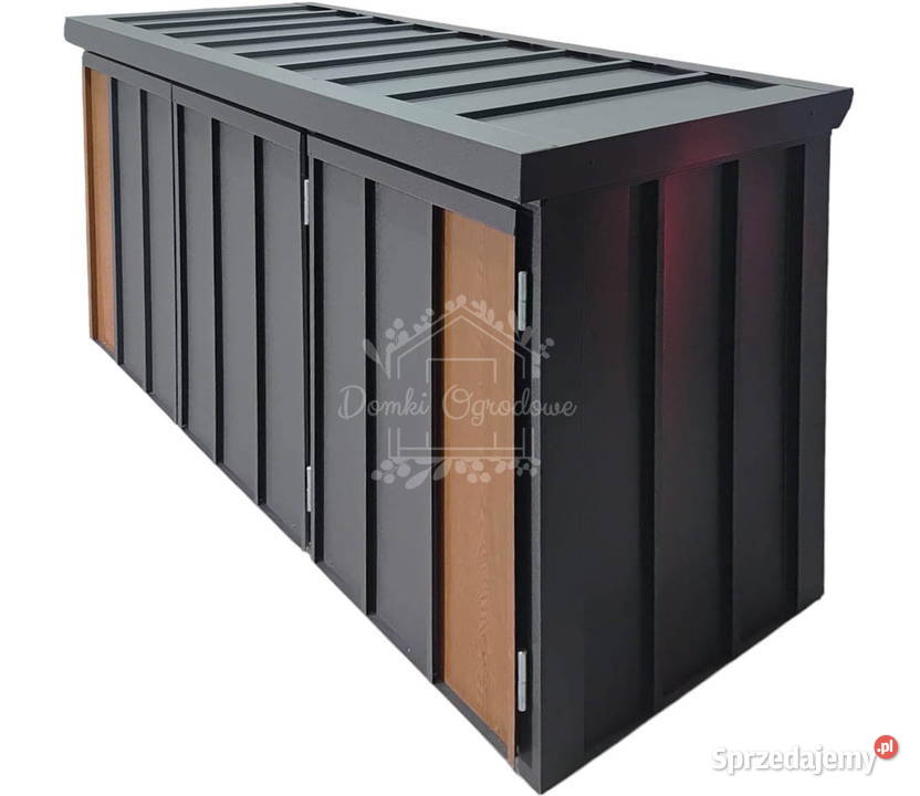 Zabudowa koszy na śmieci wiata śmietnikowa Cieszyn