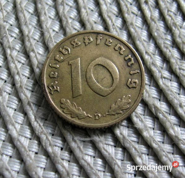 Niemcy 10 Reicbspfennig 1938r D Kalisz