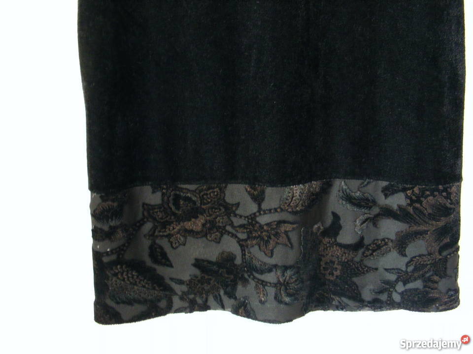 Sukienka czarna pluszowa Nicowa rozmiar ML Moda i Styl Oborniki Śląskie sprzedam