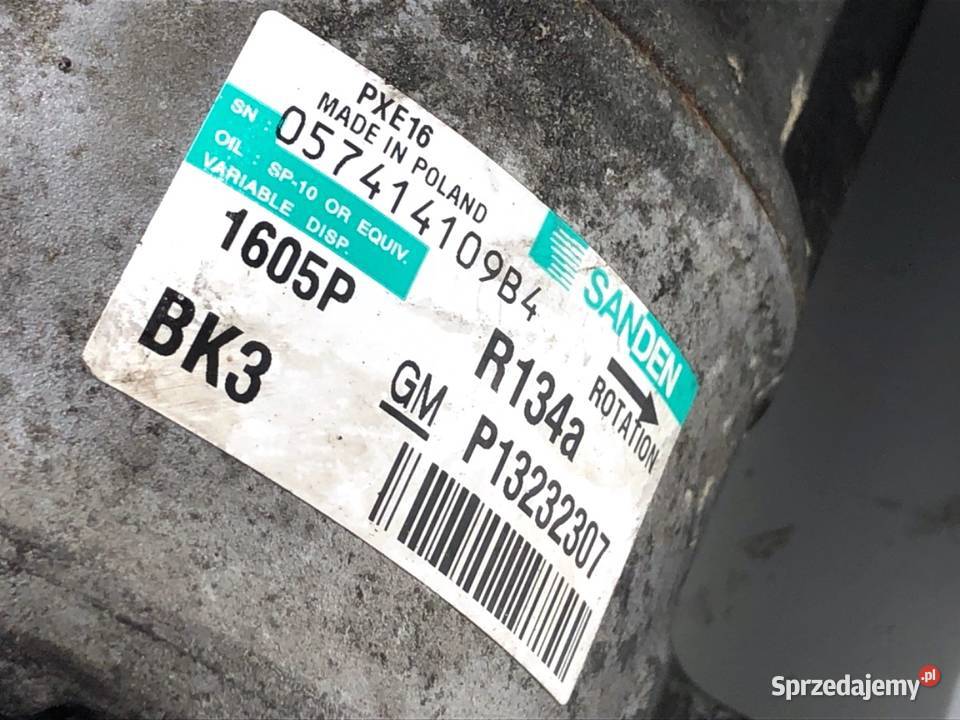 SPRĘŻARKA KLIMATYZACJI OPEL INSIGNIA A P13232307