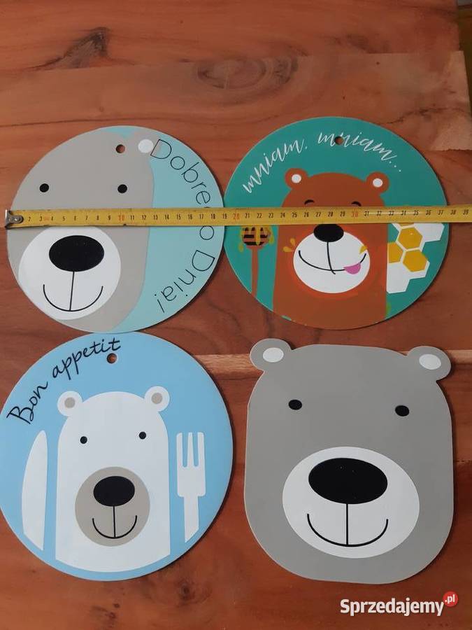 4 Silikonowa podkładka z motywem misia Miś Pozostałe Warszawa