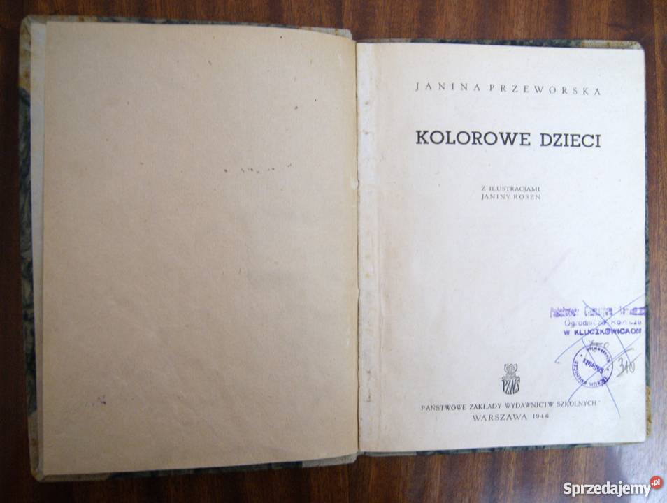 Janina Przeworska Kolorowe dzieci 1946 Parczew