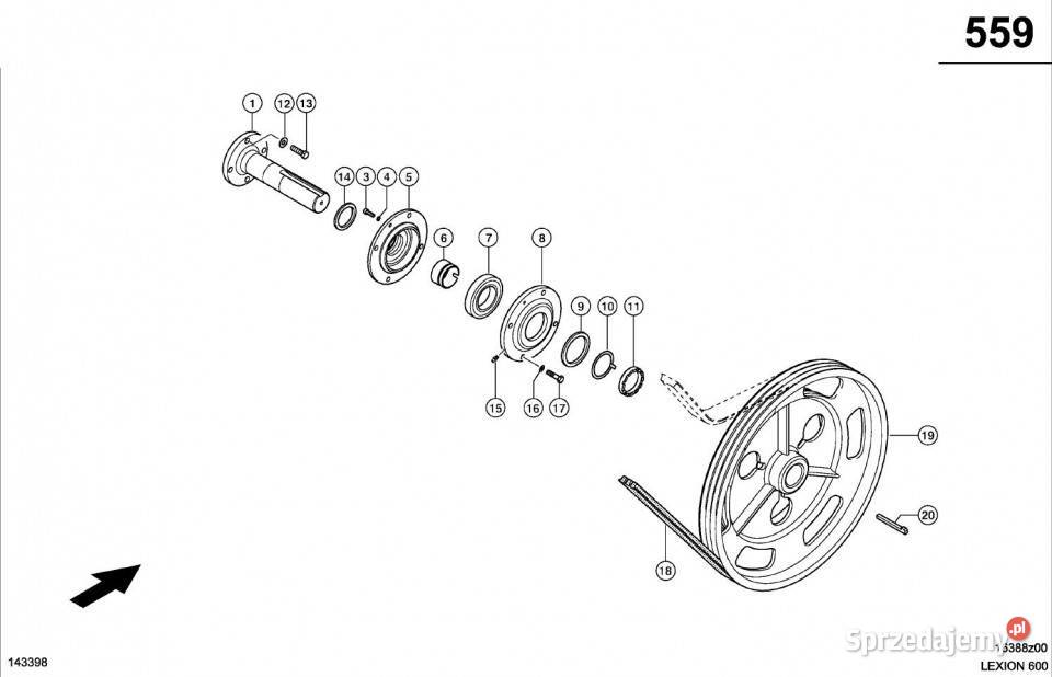 Claas Lexion 600 OBUDOWA 0006696380 Jastrzębniki sprzedam
