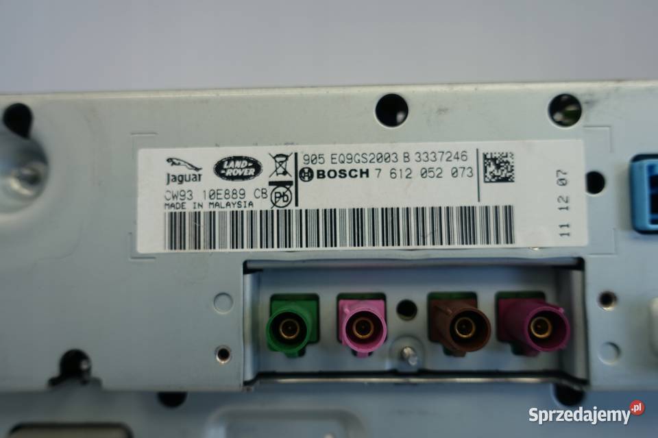 Jaguar XJ X351 WYŚWIETLACZ monitor NAWIGACJI