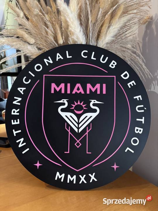 Logo na ścianie MIAMI piłka nożna pomorskie Gdańsk