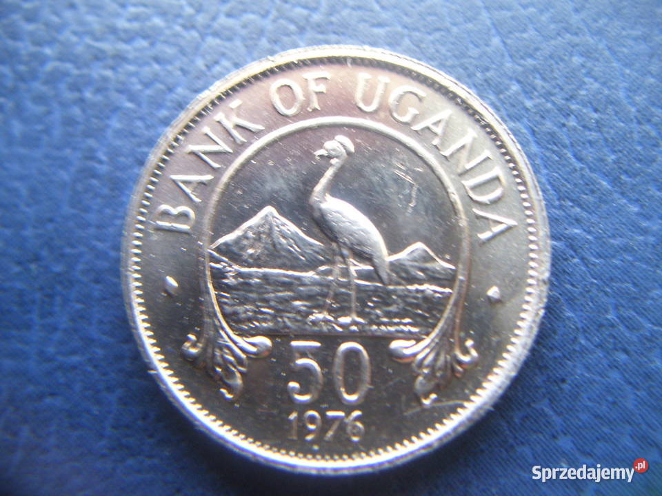 Stare monety 5 cent 1976 Uganda Lesko