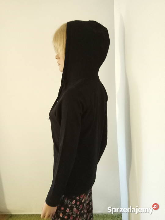 Bluza bawełniana FF czarna z kapturem r 38 Pszczyna sprzedam