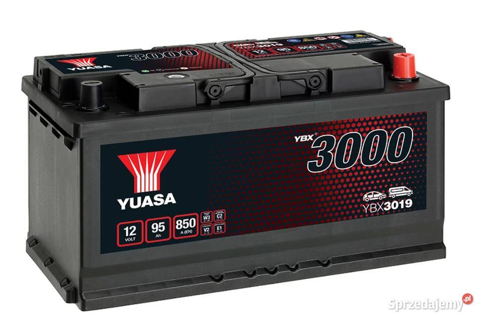 Akumulator Yuasa Standard 12V 95Ah 850A Prawy sprzedam