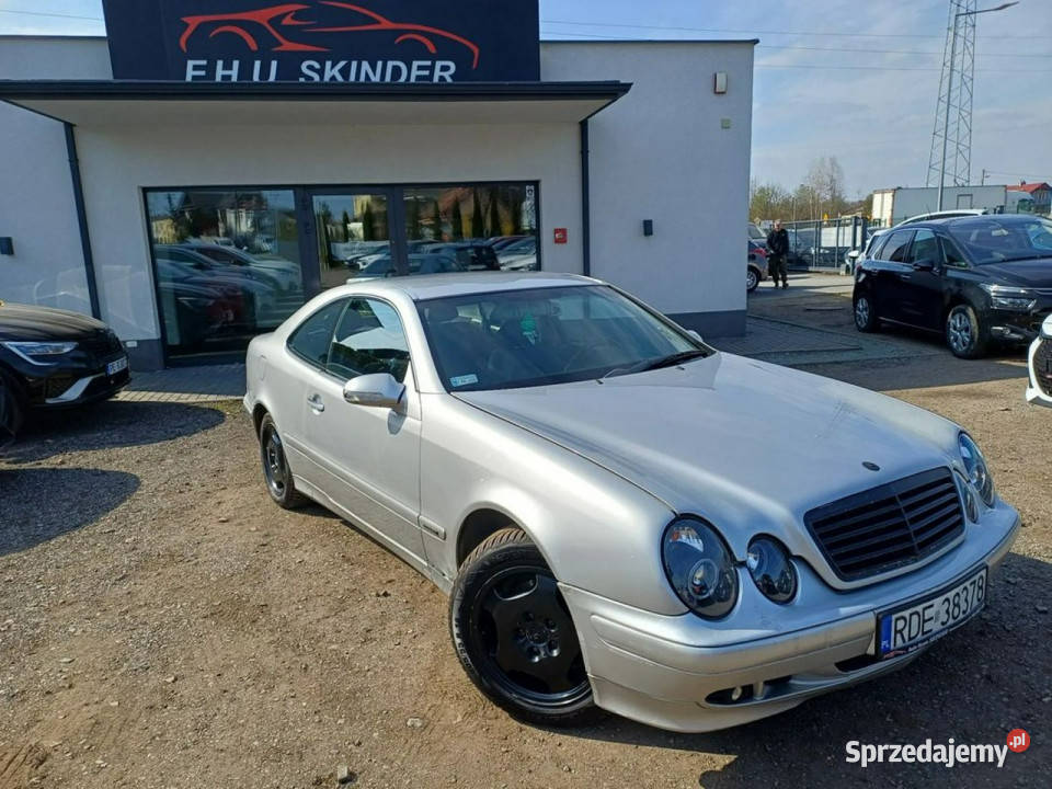 Mercedes CLK 200 Kamera Alu Klima Skóra El aluminiowe felgi Chrzanów