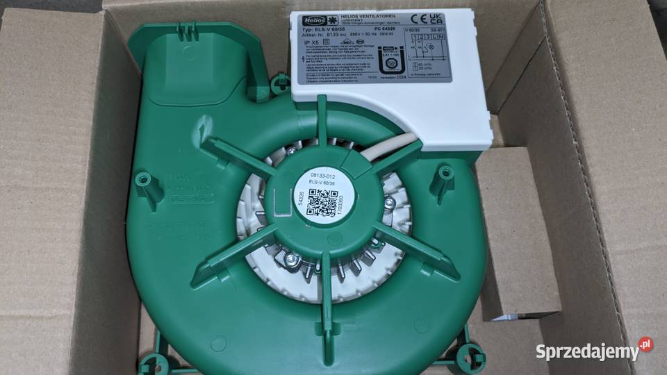 Wentylator Helios nówka łazienka kuchnia Warszawa sprzedam