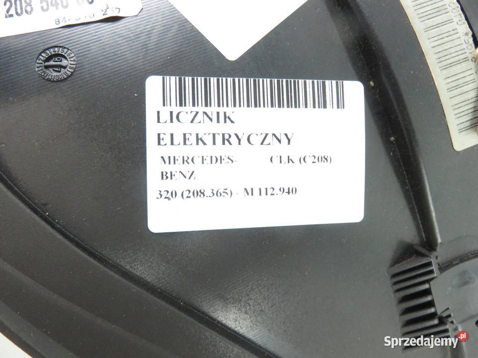LICZNIK MERCEDES CLK C208 320 110008738015 Liczniki i zegary