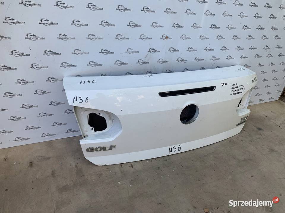 GOLF VI 12r klapa tył świętokrzyskie Kielce