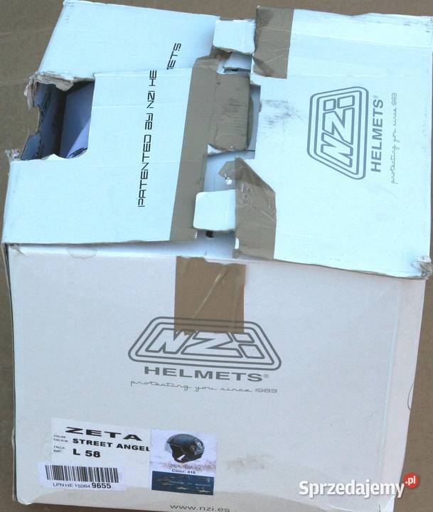 Kask otwarty NZI Zeta Street Angel L 5859 Nowy Szczerbice
