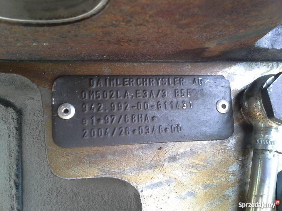 CLAAS Mercedes OM 502 LA V8 OM502LA 420kW571 śląskie Częstochowa