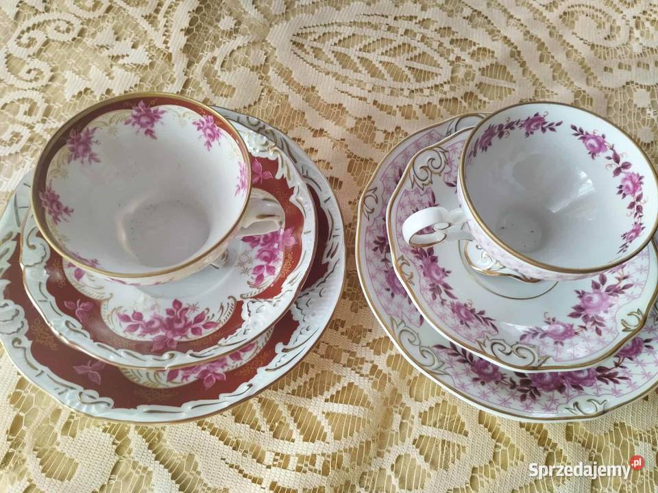 porcelanowe trio filiżanka PMP Gorzów Wielkopolski