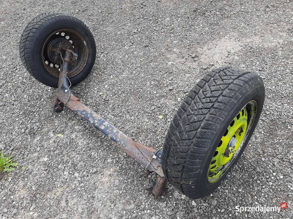 Kompletna os do przyczepki pod zbiornik 1000l 1 Tuchów