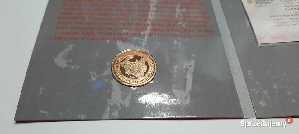 Moneta Orzeł Biały z czasów II RP Numizmat etui Antyki, Sztuka, Kolekcje Warszawa