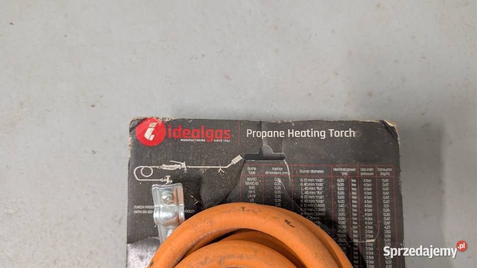 Idealgas palnik do papy dekarski gazowy opalania Turkowice