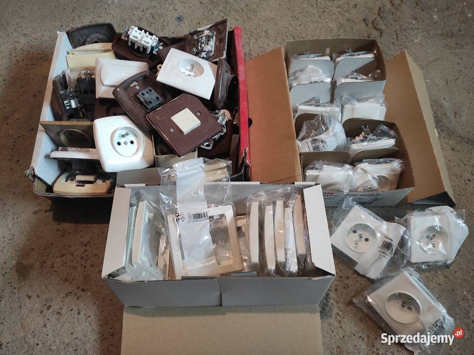 Gniazdka i przełączniki nowe i używane Wielopole Skrzyńskie