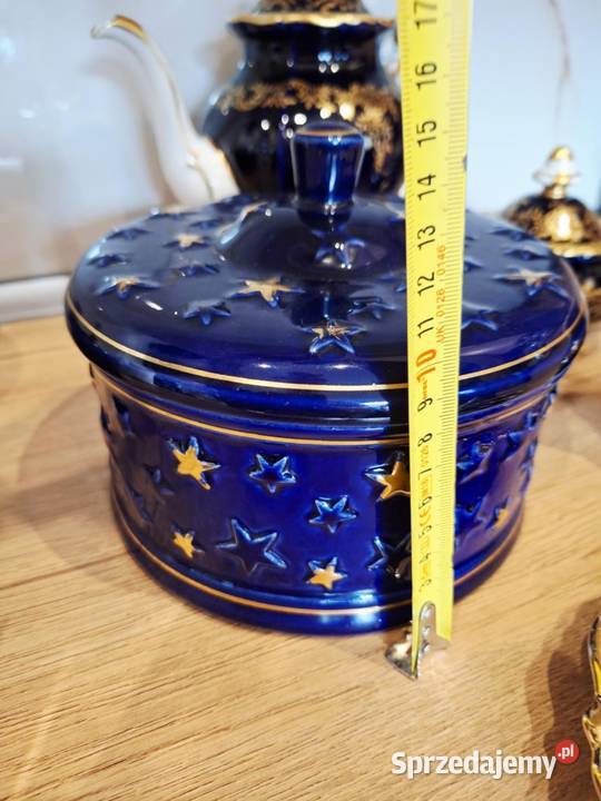 Bomboniera kobaltowa gwiazdki Świeta Braniewo sprzedam