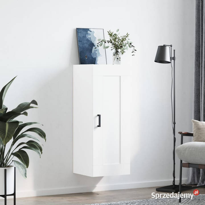 Szafka wisząca biała 345x34x90 materiał