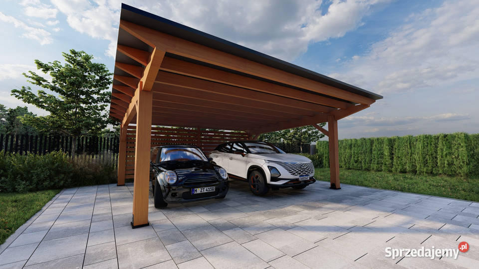 Wiata garażowa drewniana Sevilla 6M Warszawa