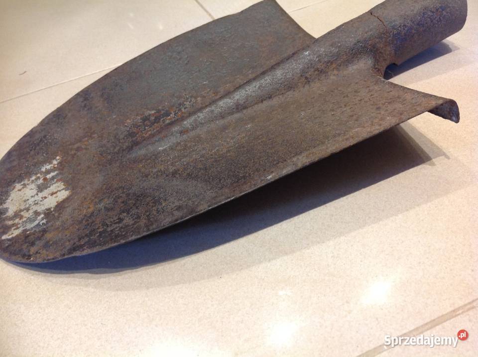 Stara Łopata Saperka sygnowana Nowa Sól