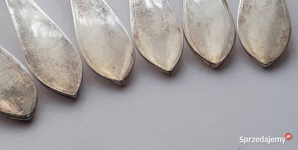 Posrebrzane łyżeczki do kawy mokki KSIĘSTWO Dąbrowa Górnicza