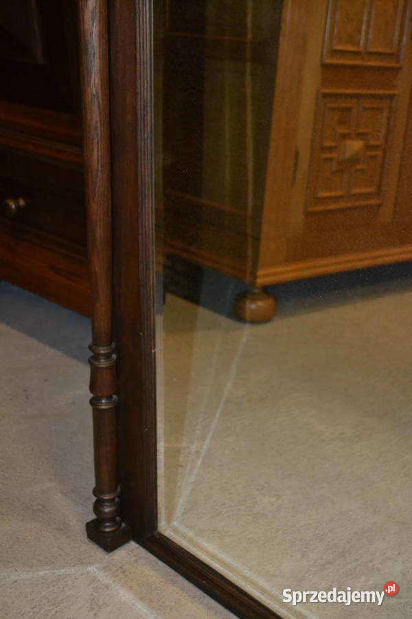 lustro neorenesansowe 1900 dąb 2 Meble