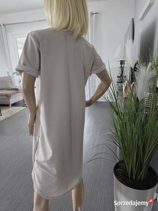 Letnia sukienka w kolorze beżowym JDY brązowy/beżowy Spódnice i sukienki Nowogard sprzedam