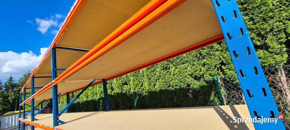 Regał magazynowy półkowy z demontażu 250x120x850 Radomierz