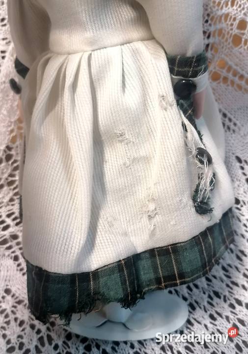 Przepiękna lalka porcelanowa w stylu ludowym śląskie Piekary Śląskie