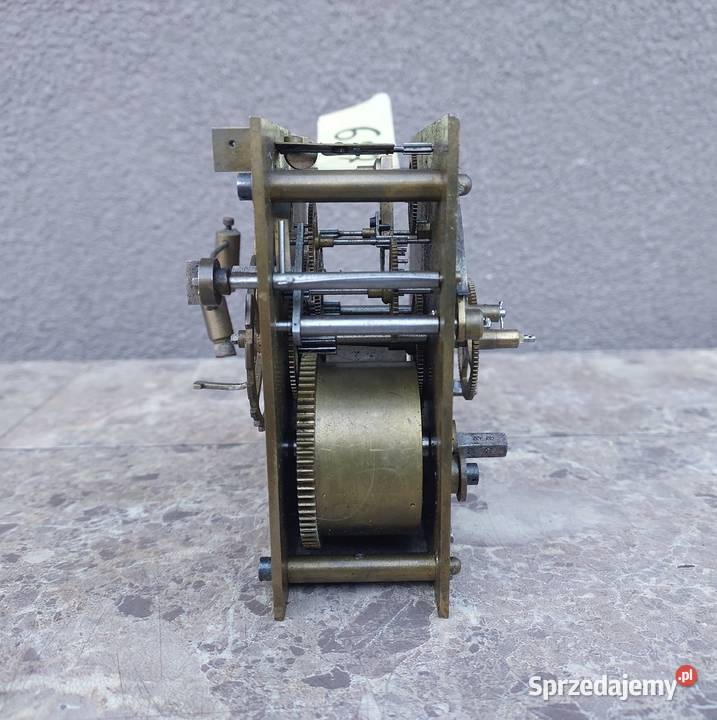 687 Mechanizm starego zegara ściennego Peerless Antyki Tczew