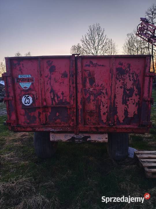 przyczepa wywrotka skorupa 8t Sadowne sprzedam
