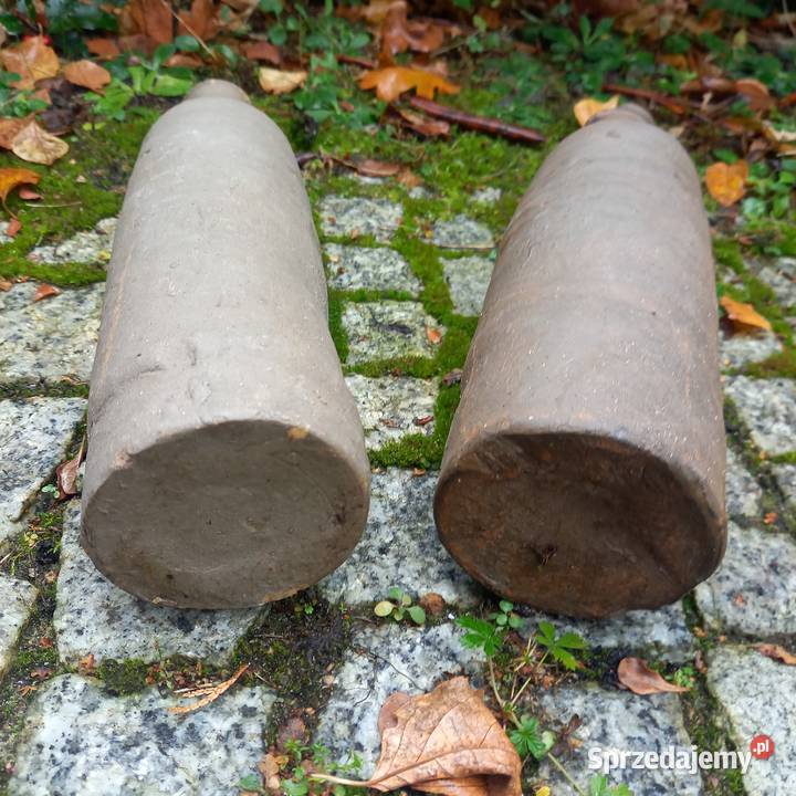 Stara ceramika stara butelka gliniana komplet 3 Warszawa