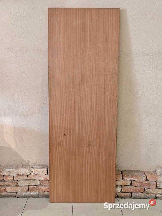 Drzwi wewnętrzne mahoniowe prawdziwe drewno Góra