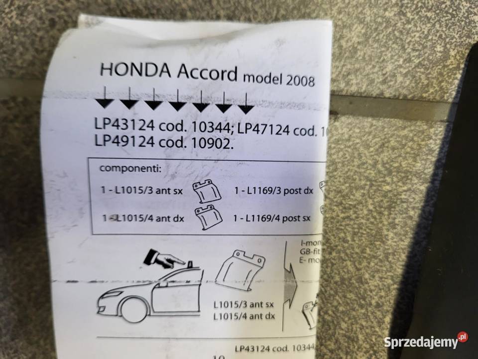 Bagażnik dachowy do Hondy Accord sedan VIII 0815 Kraków