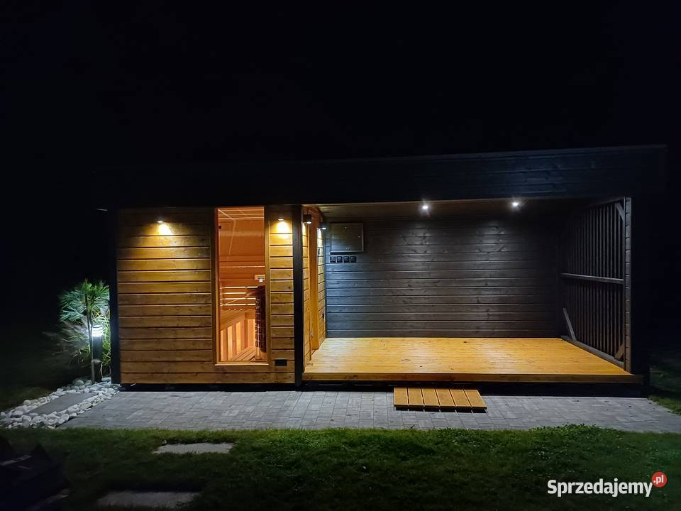 Sauna Ogrodowa izolowana z dużym Tarasem Płock sprzedam
