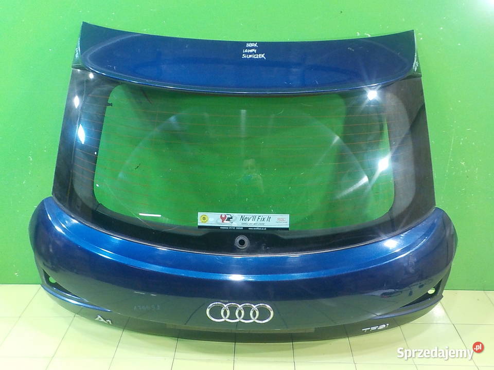 AUDI A1 8X 12 TFSI 11r 3D klapa tyl