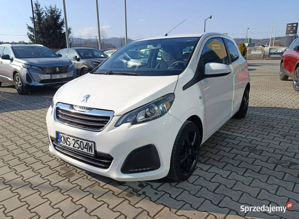 Peugeot 108 10 VTI 69 serwisowany ASO faktura wielofunkcyjna kierownica małopolskie Nowy Sącz
