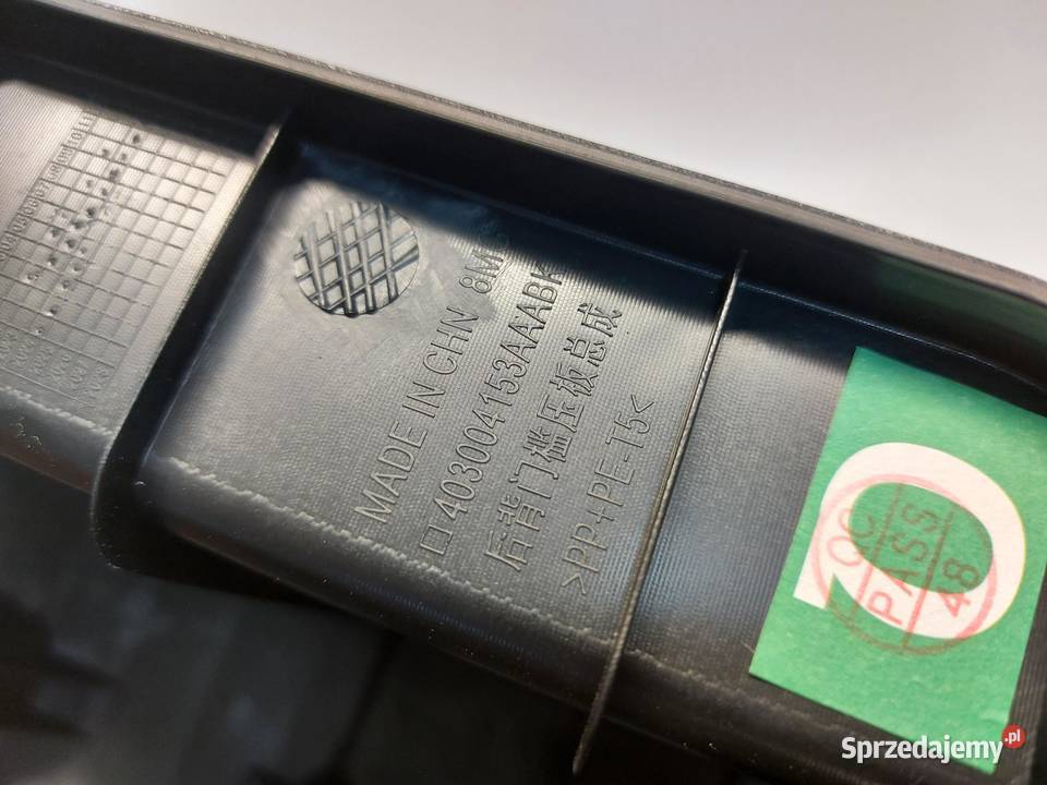 Chery Omoda 5 2024r osłona pasa rantu bagażnika osobowe sprzedam