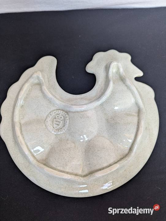 Ceramiczny talerz na jajka w stylu vintage Kielce