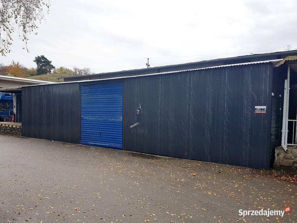 Blaszana hala 1455m ciemny grafitniebieski małopolskie Kraków sprzedam